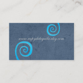 Vintage kalkbord visitekaartje