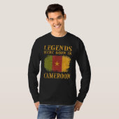 Vintage Kameroense Vlag Kameroen T-shirt (Voorkant volledig)