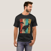 Vintage Kangaroo Australian Aussie Kangaroo T-shirt (Voorkant volledig)