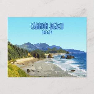 Vintage Kannon Beach Oregon Briefkaart