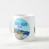 Vintage Kannon Beach Oregon Koffiemok (Voorkant links)