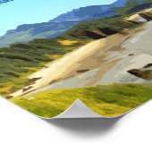 Vintage Kannon Beach Oregon Poster (Hoek)