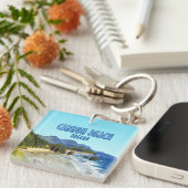 Vintage Kannon Beach Oregon Sleutelhanger (Voorkant Rechts)