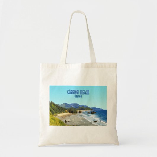 Vintage Kannon Beach Oregon Tote Bag (Voorkant)