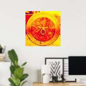 Vintage kanon Pop Art-poster Poster (Thuiskantoor)