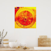 Vintage kanon Pop Art-poster Poster (Keuken)