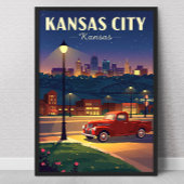 Vintage Kansas City Poster