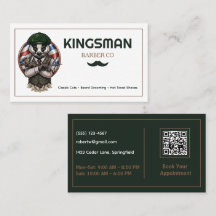 Vintage Kapper | Gepersonaliseerde Kapper QR-code
