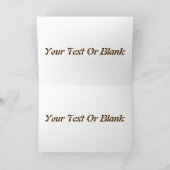 Vintage Kariboe (Rendier) en Poolvos Feestdagen Kaart (Binnen)