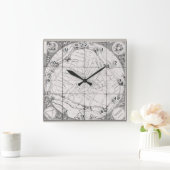 Vintage Karte Österreich Wien | August Hirschvogel Vierkante Klok (Huis)