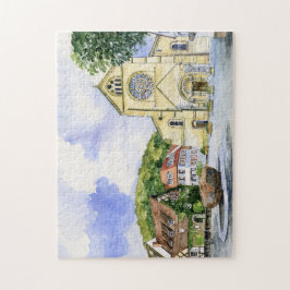 Vintage kasteel Romance Fabulous Colorful Legpuzzel