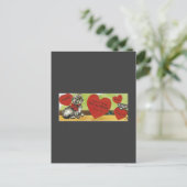 Vintage "Kat en Muis" Valentijn Feestdagenkaart (Staand voorkant)