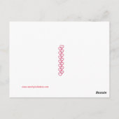 Vintage Kat Valentijn Briefkaart (Achterkant)