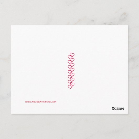 Vintage Kat Valentijn Briefkaart (Achterkant)