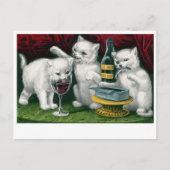 Vintage katten Briefkaart (Voorkant)