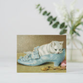 Vintage katten Briefkaart (Staand voorkant)