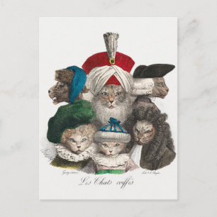 Vintage katten Briefkaart