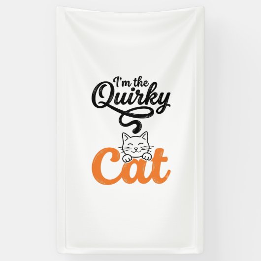 Vintage katten gravure kattenliefhebber ontwerp_1 spandoek (Verticaal)