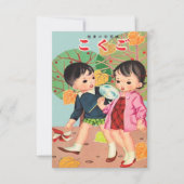 Vintage Kawaii Chidren Japans Kaart (Voorkant)