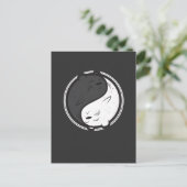 Vintage Kawaii Cute Otter Shirt Briefkaart (Staand voorkant)