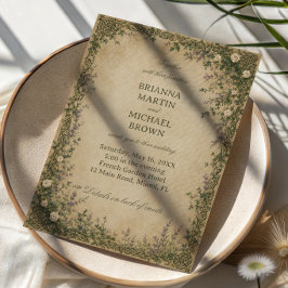 Vintage Keltische Botanische Kaart
