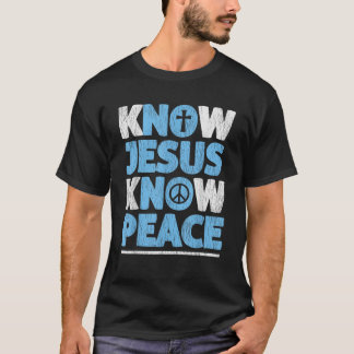 Vintage Ken Jezus Ken Vrede Bijbelvers Christia T-shirt