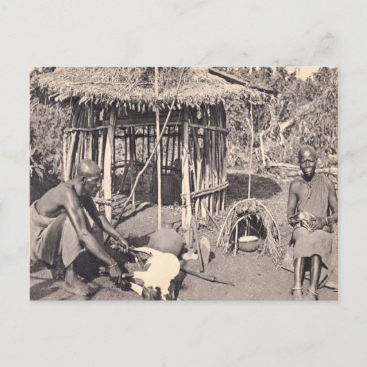 Vintage Kenia, Colony Kalamando Briefkaart (Voorkant)