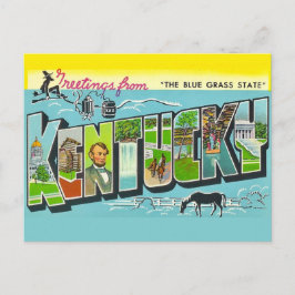 Vintage Kentucky-ansichtkaart Briefkaart
