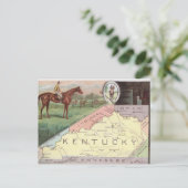 Vintage Kentucky Briefkaart (Staand voorkant)