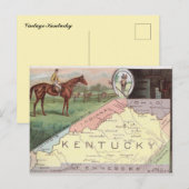 Vintage Kentucky Briefkaart (Voorkant / Achterkant)