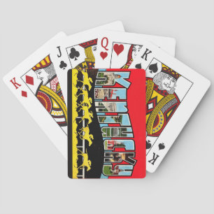 Vintage Kentucky Groet Kaartspel Pokerkaarten