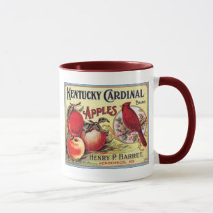 Vintage Kentucky Kardinaal Apples, Henry P Barret Mok