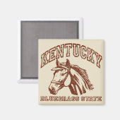 Vintage Kentucky Magneet (Voorkant / Achterkant)