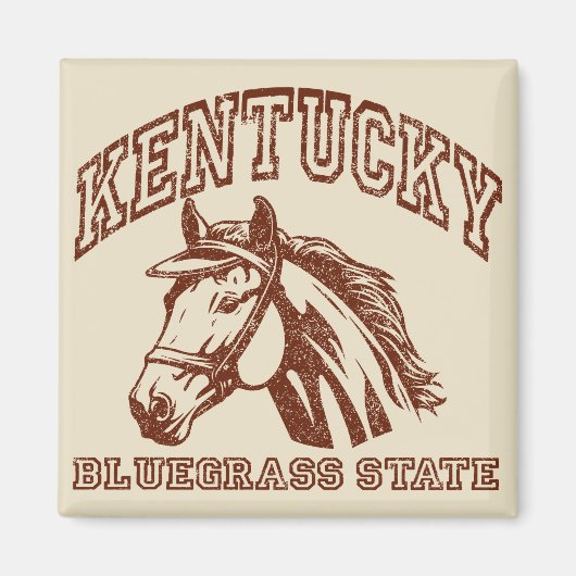 Vintage Kentucky Magneet (Voorkant)
