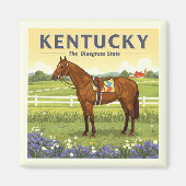 Vintage Kentucky Magneet (Voorkant)