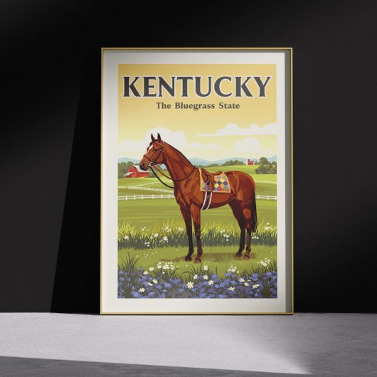 Vintage Kentucky Poster