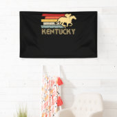 Vintage Kentucky Retro Horse Racing Derby Spandoek (Insitu)