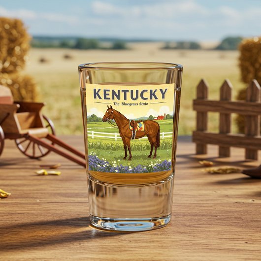 Vintage Kentucky Shot Glas