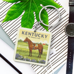 Vintage Kentucky Sleutelhanger