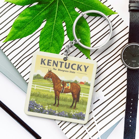 Vintage Kentucky Sleutelhanger