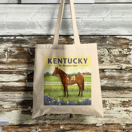 Vintage Kentucky Tote Bag