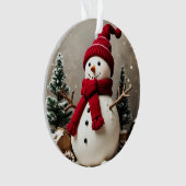 Vintage Kerst - Acryl Ornament (voorkant)