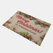  Vintage Kerst Antiek Vakantie Deurmat (Schuin)