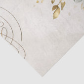 Vintage Kerst Bloemenkrans Ephemera Decoupage Tissuepapier (Detail)