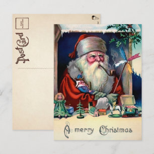 Vintage kerst-Briefkaart met kerst Briefkaart