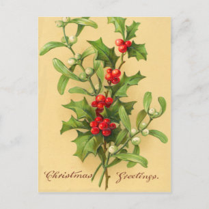 Vintage kerst Briefkaarten