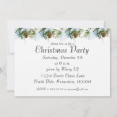 Vintage Kerst Bunnies Uitnodiging (Achterkant)