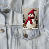 Vintage Kerst - Button (Insitu)