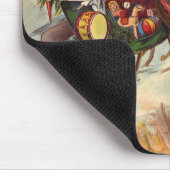 Vintage kerst, de avond voor kerst muismat (Hoek)