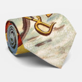 Vintage kerst, de avond voor kerst stropdas (Opgerold)